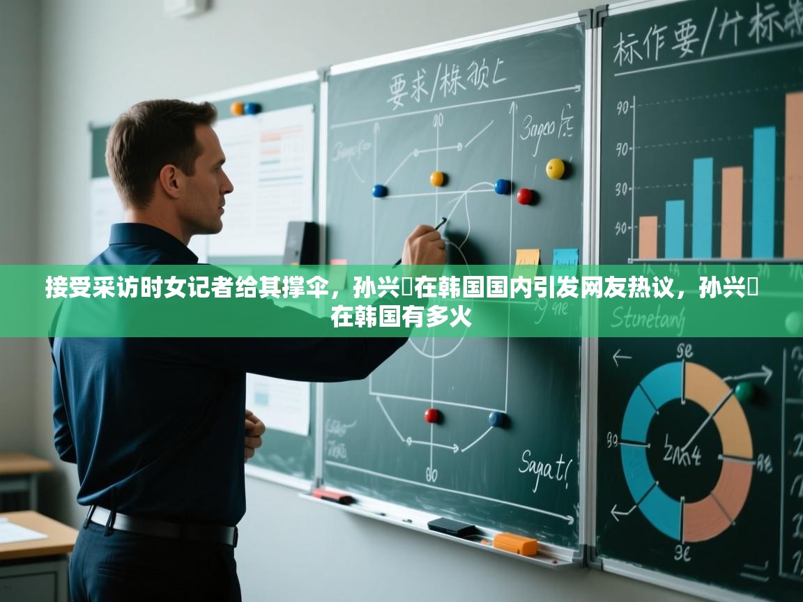 开云体育在线-接受采访时女记者给其撑伞，孙兴慜在韩国国内引发网友热议，孙兴慜在韩国有多火  第2张