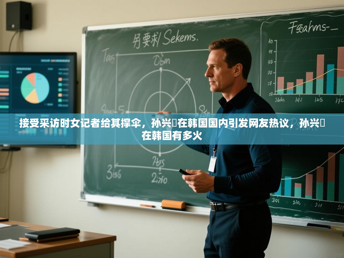 开云体育在线-接受采访时女记者给其撑伞，孙兴慜在韩国国内引发网友热议，孙兴慜在韩国有多火  第4张